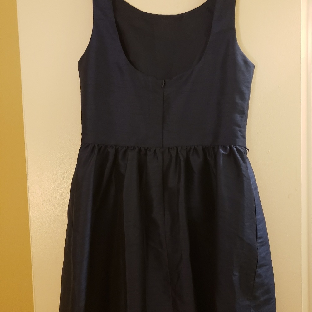 Midnight color dress Alfred Sung bridesmaids